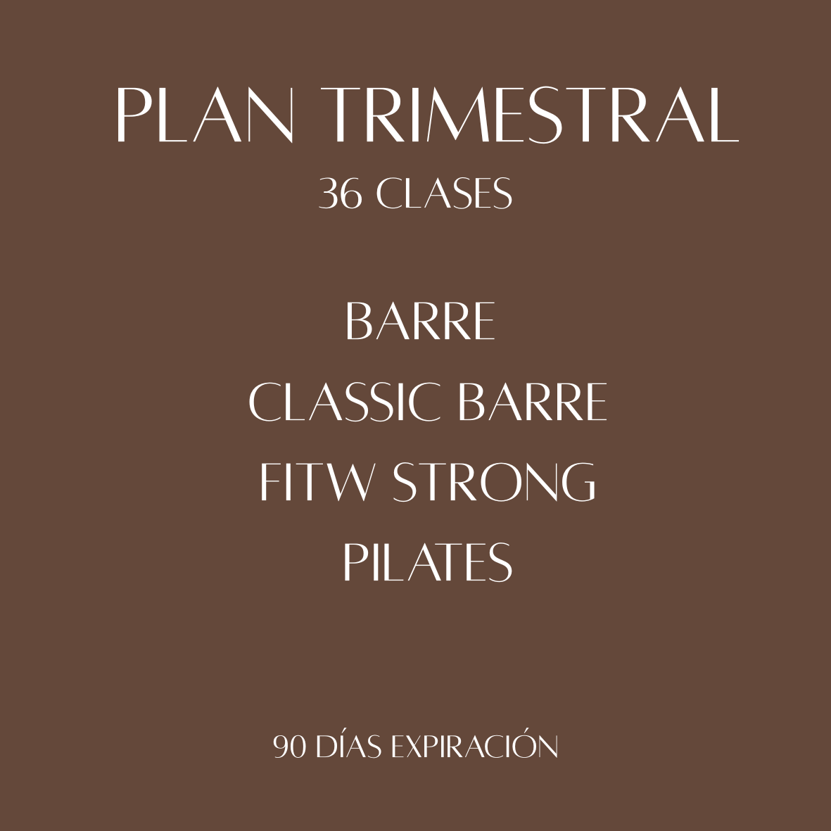 LOS LEONES - TRIMESTRAL - 36 CLASES
